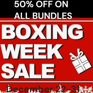 Gift Yourself A Great Deal -BUNDLE 2 or MORE ITEMS FOR A 50% OFF